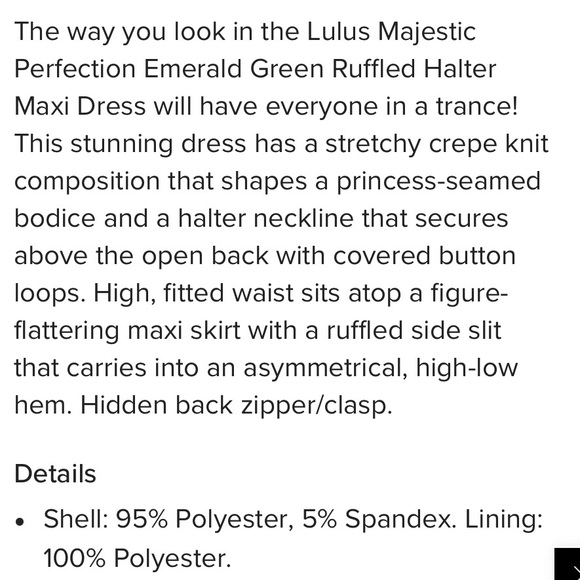 NWT Lulus Majestic Perfection Special Occasion Dress - Picture 12 of 12